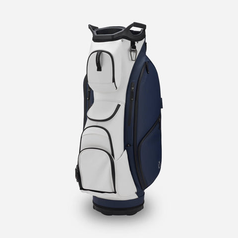 Lux XV golf cart bag white navy