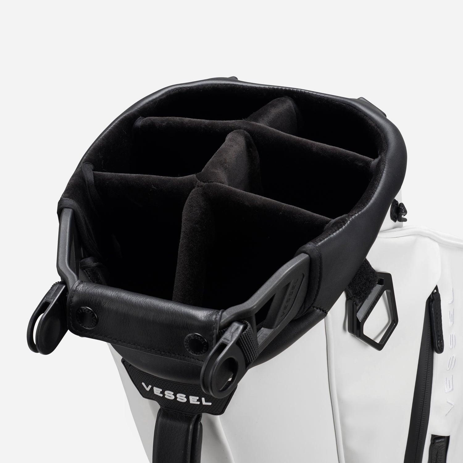 Golf Bag Top Design and Dividers: The Vessel Distinction